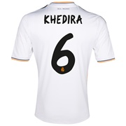 Real Madrid Home Shirt 2013/14 with Khedira 6 printing