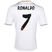 Real Madrid Home Shirt 2013/14 with Ronaldo 7 printing