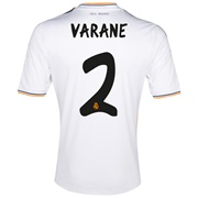 Real Madrid Home Shirt 2013/14 with Varane 2 printing