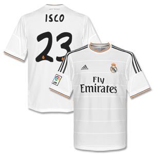 Real Madrid Home Shirt 2013 2014 + Isco 23
