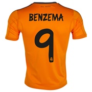 Real Madrid Third Shirt 2013/14 - Kids with Benzema 9 printing