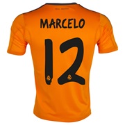 Real Madrid Third Shirt 2013/14 - Kids with Marcelo 12 printing