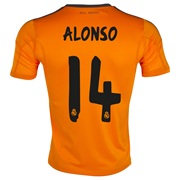 Real Madrid Third Shirt 2013/14 with Alonso 14 printing