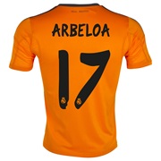 Real Madrid Third Shirt 2013/14 with Arbeloa 17 printing