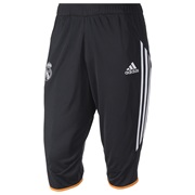 Real Madrid Training 3/4 Pant - Mens Black