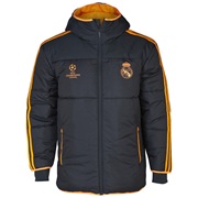 Real Madrid UCL Training Padded Jacket - Dark Shale/Zest Dk Blue