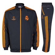 Real Madrid UCL Training Presentation Suit - Dark Shale/Zest Dk Blue