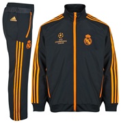 Real Madrid UCL Training Presentation Suit - Kids - Dark Shale/Zest Dk Blue