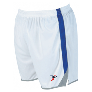Precision Training Roma Shorts - White/Royal/Silver