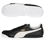 Puma Roma Classic Trainers - Black/White