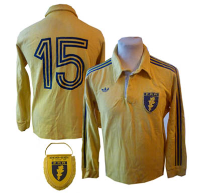 Romania - Match worn Number 15 Shirt - 1991