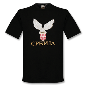 Serbia Crest T-Shirt - Black