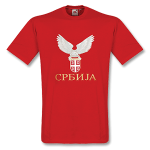 Serbia Crest T-Shirt - Red