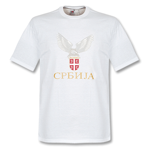 Serbia Crest T-Shirt - White