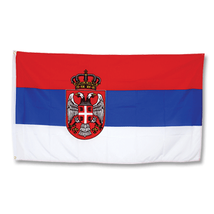 Serbia Large Crest Flag 90 x 150