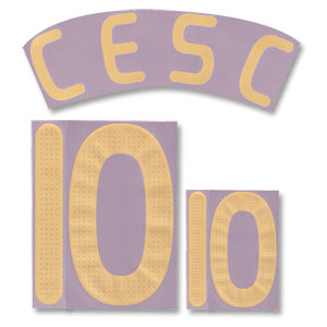 07-09 Spain Home Cesc 10 Name and Number Transfer