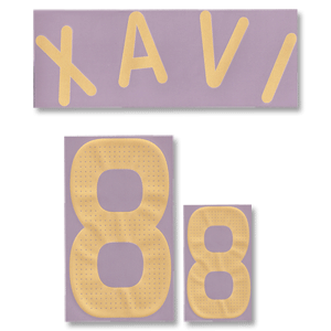 07-09 Spain Home Xavi 8 Name and Number Transfer