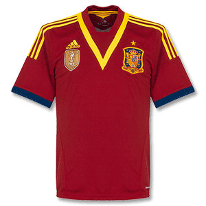 2013 Spain Home Confederations Cup Shirt