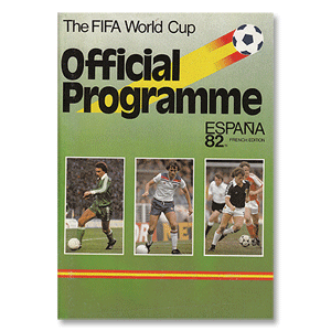 WC Official Souvenir Programme French Edition - 1982 WC Finals, Spain