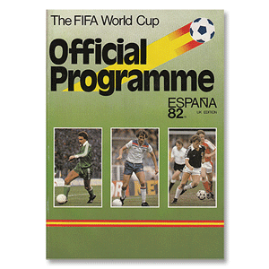 WC Official Souvenir Programme UK Edition - 1982 WC Finals, Spain