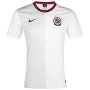 Sparta Prague 2012/13 Away Stadium Shirt - Football White/Team Red/Black