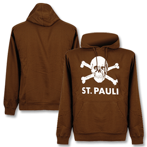 St Pauli Hoody Skull - Brown