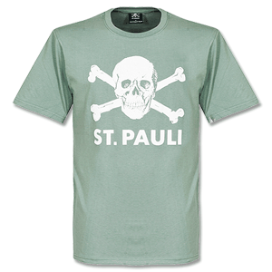 St Pauli Skull Tee - Olive