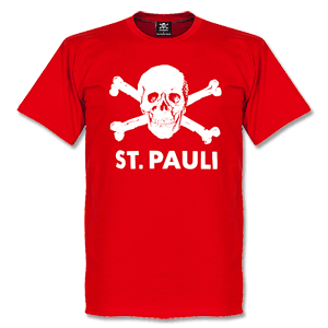 St Pauli Skull Tee - Red
