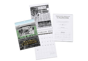 Stoke City Football Club A4 Personalised Calendar