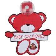 Sunderland Bear Baby on Board Hanger