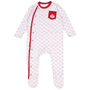 Sunderland Frill Sleepsuit - White/Red - Baby