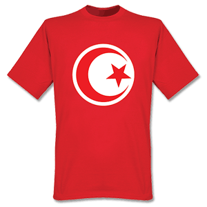 Tunisia Crest T-shirt - Red