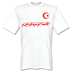 Tunisia Script T-shirt - White