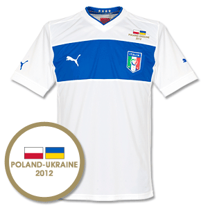 12-13 Italy Away Shirt + Poland - Ukraine 2012 Transfer
