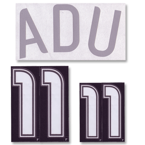 06-07 USA Away Adu 11 Name and Number Transfer