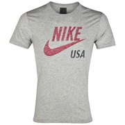 Nike Country USA Tee - Dk Grey Heather