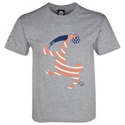 Pele Sports USA Bike Kick Tee - Sports Grey