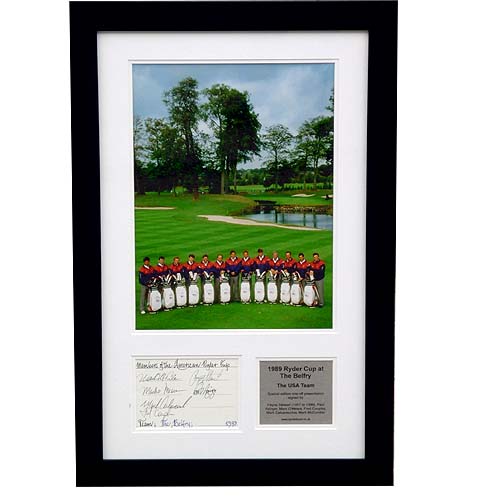 USA - 1989 signed Ryder Cup Presentation