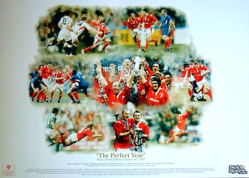 Wales - 2005 Limited edition Grand Slam print