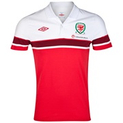 Wales Cotton Polo - Vermillion / White / Biking Red