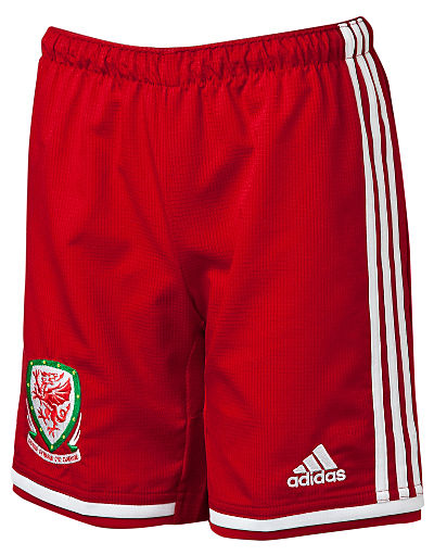adidas Wales 2014 Junior Home Shorts