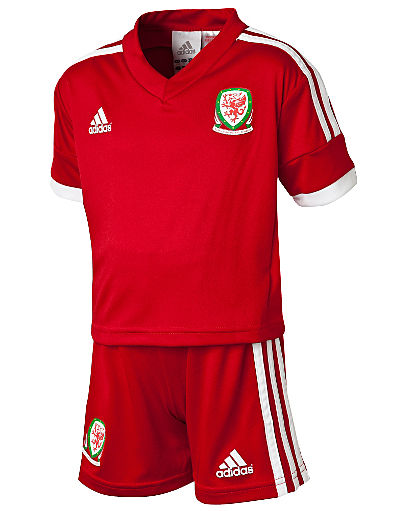 adidas Wales 2014 Mini Home Kit