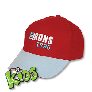 West Ham "The Irons" Cap - Maroon/Sky - Kids