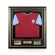West Ham Utd Signed Billy Bonds Shirt - Framed