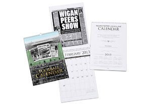 Wigan Athletic Football Club A4 Personalised Calendar