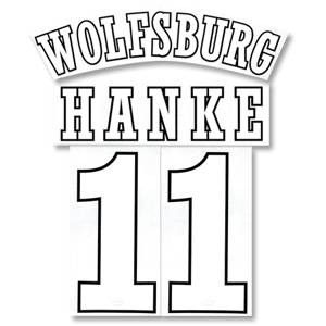 Hanke 11 06-07 VFL Wolfsburg Home Name and Number Transfer