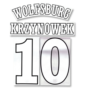 Krzynowek 10 06-07 VFL Wolfsburg Home Name and Number Transfer