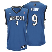 Minnesota Timberwolves Road Replica Jersey - Ricky Rubio - Mens