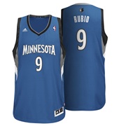 Minnesota Timberwolves Road Swingman Jersey -Ricky Rubio - Mens