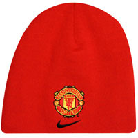 Man Utd Nike Official Red Beanie Hat